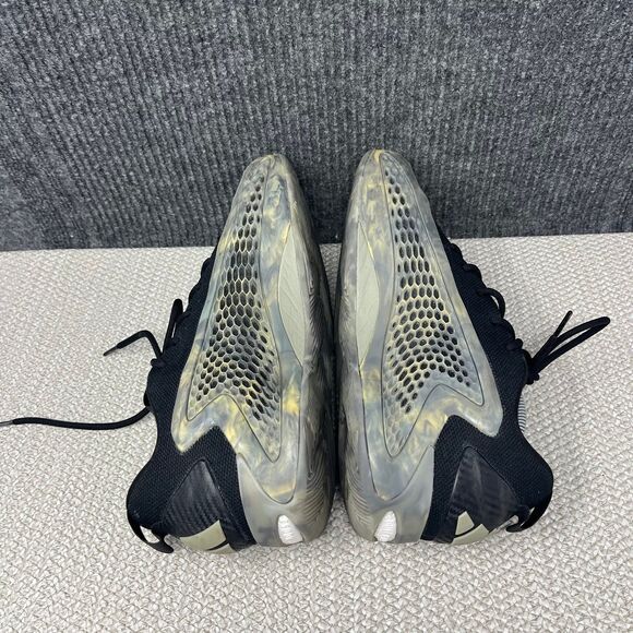 Adidas AE 1 Low Ascent Pack Grey Black Basketball Shoes Edwards Mens 10.5 JI4066 main image 6